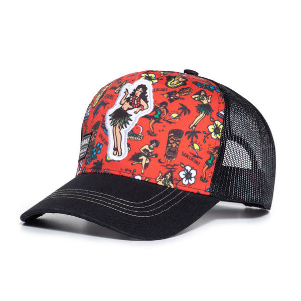 King Kerosin Hawaiian Flash Trucker Cap