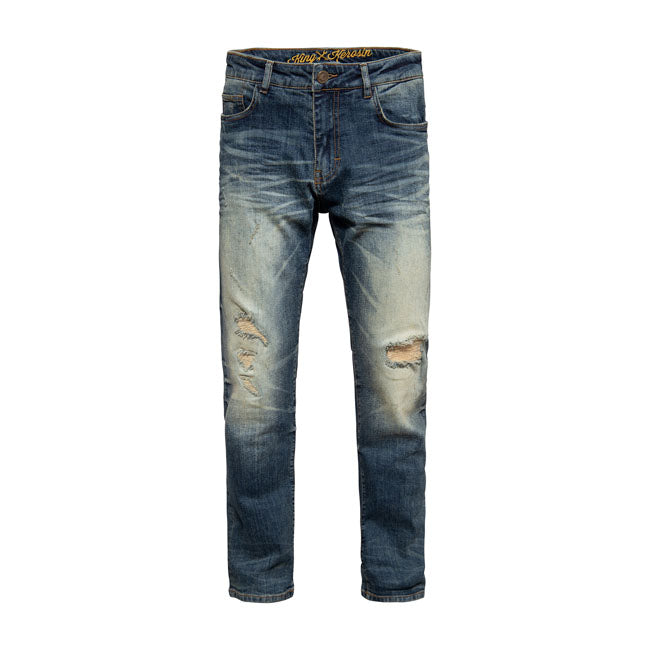 King Kerosin Jeans Dark Blue / 31x32 King Kerosin Robin Jeans Customhoj