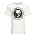 King Kerosin Skull Kerosin T-Shirt Off White / S