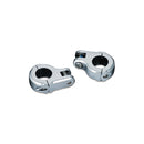 Kuryakyn Floorboard Brackets 1-1/4" engine guards or tubing Kuryakyn Brute Highway Peg Mounts Universal Customhoj