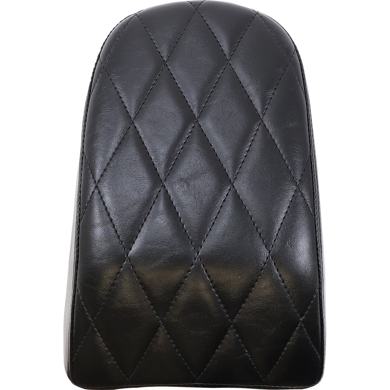 Le Pera Bare Bones Solo Passenger Seat for Harley 18-25 Softail Fat Boy / Diamond Black / 18 cm (7")  - Customhoj