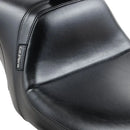 Le Pera Daytona 2-Up Seat with Backrest for Harley 08-25 Touring (excl. 23-25 CVO; 24-25 Road Glide / Street Glide) / Black  - Customhoj