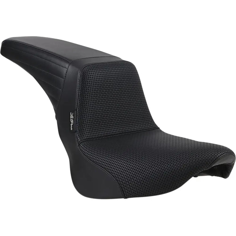 Le Pera KickFlip Biker Gel Solo Seat for Harley 18-25 Softail Sport Glide & Low Rider / S / ST / Basketweave Black  - Customhoj