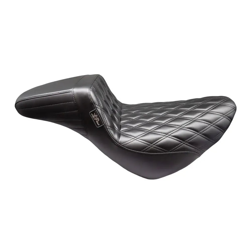 Le Pera KickFlip Daddy Long Legs Extended Seat for Harley 18-25 Softail Sport Glide & Low Rider / S / ST / Double Diamond Black  - Customhoj