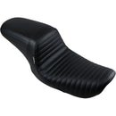 Le Pera KickFlip Solo Seat for Harley 96-03 Dyna (excl. Wide Glide) / Pleated Black  - Customhoj