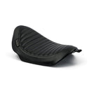 Le Pera Lil' Nugget Solo Seat for Harley 06-17 Dyna / Pleated Black  - Customhoj