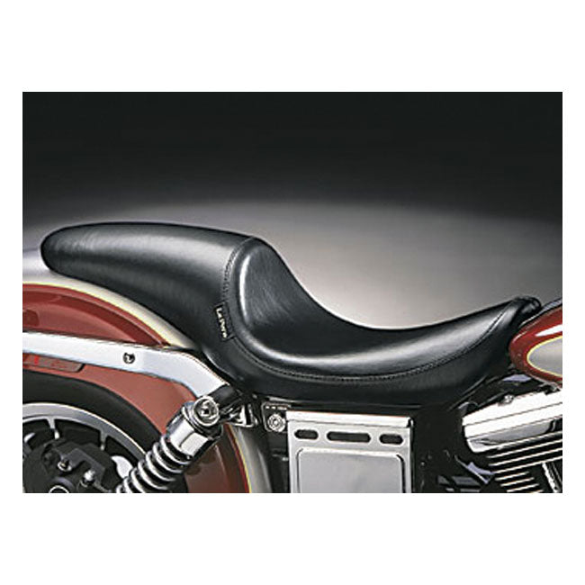 Le Pera Silhouette Deluxe 2-Up Seat for Harley 06-17 Dyna / Black  - Customhoj