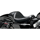 Le Pera Stubs Cafe Solo Seat for Harley 04-22 XL Sportster (excl. 07-09 XL Sportster) / Pleated Black  - Customhoj
