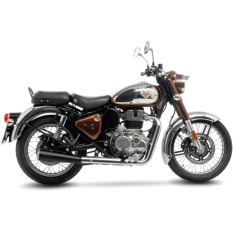 LeoVince Classic Racer Slip-On Mufflers for Royal Enfield