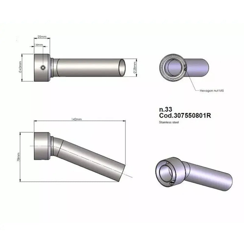 LeoVince DB Killer Noise Damper 307550801R