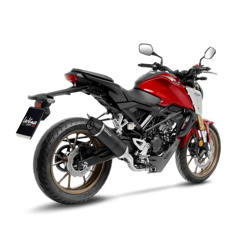 LeoVince LV One Evo Exhaust System for Honda 21-23 CB 125 R Neo Sports Café (Carbon muffler) (ECE-approved) (14391EK)  - Customhoj