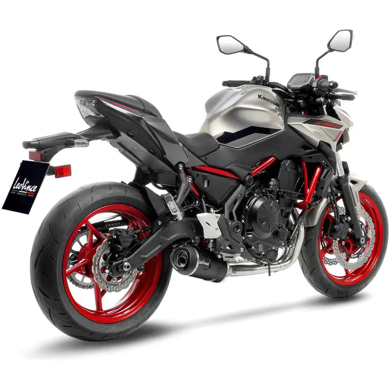 LeoVince LV One Evo Exhaust System for Kawasaki 21-25 Z 650 (Black stainless steel muffler) (ECE-approved) (14379EBKN)  - Customhoj