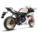 LeoVince LV One Evo Exhaust System for Yamaha 21-24 YZF-R7 (Black stainless steel muffler) (Race only) (14360EBU)  - Customhoj