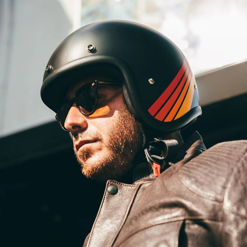 DMD Retro Custom Open Motorcycle Helmet