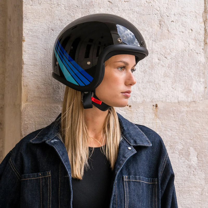 DMD Retro Custom Open Motorcycle Helmet