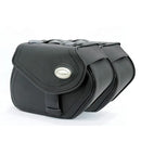 Longride Model 154 Click-On 38L Motorcycle Saddlebag Set Iparex synthetic leather with lock  - Customhoj