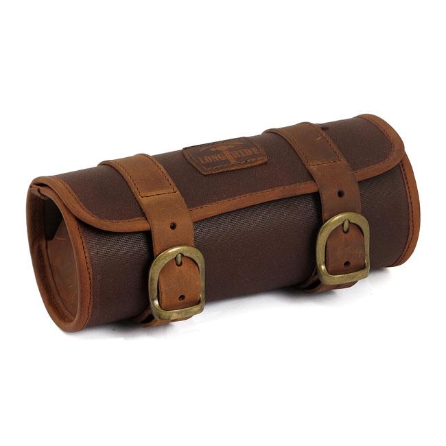 Longride Tool bag Brown Longride Classic Tool Roll Waxed Cotton Customhoj