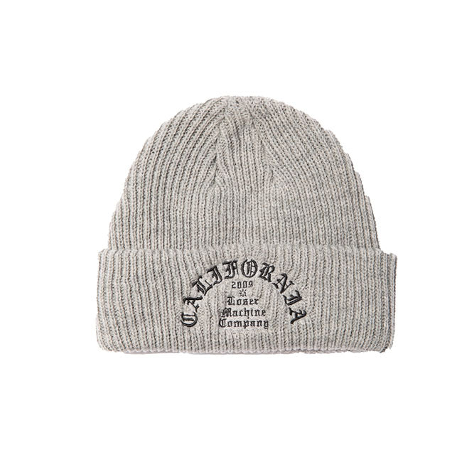 Loser Machine Fanatic Beanie Heather Grey  - Customhoj