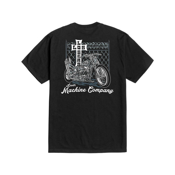 Loser Machine Fence Line T-Shirt Black / S