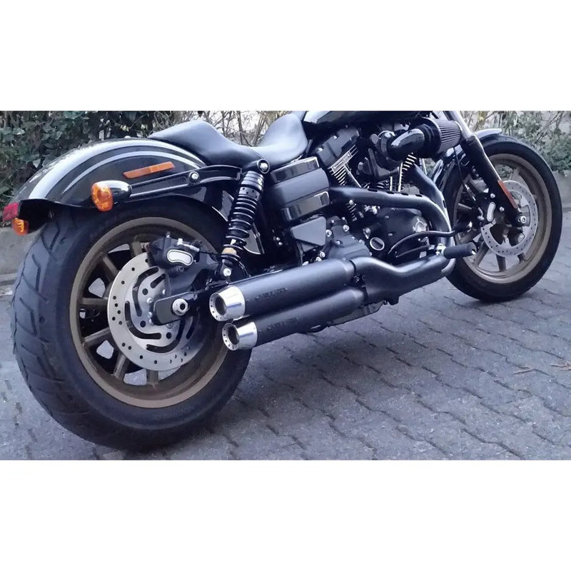 Miller Dakota Euro 3 Slip-On Mufflers for Harley