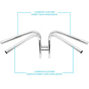 Lowbrow Customs Narrow Rabbit Ears Motorcycle Handlebars