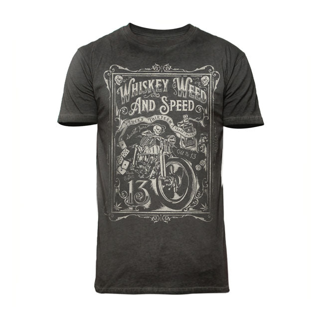 Lucky 13 Whiskey Weed and Speed T-Shirt Vintage