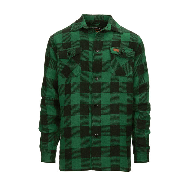 Lumberjack Flannel Shirt Checkered Black/Green / S