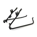 MCS Hard Saddlebag Support Bracket Set for Harley 09-13 Touring Street Glide / Road Glide (Replaces OEM: 49206-09A / 49207-09A) / Black  - Customhoj