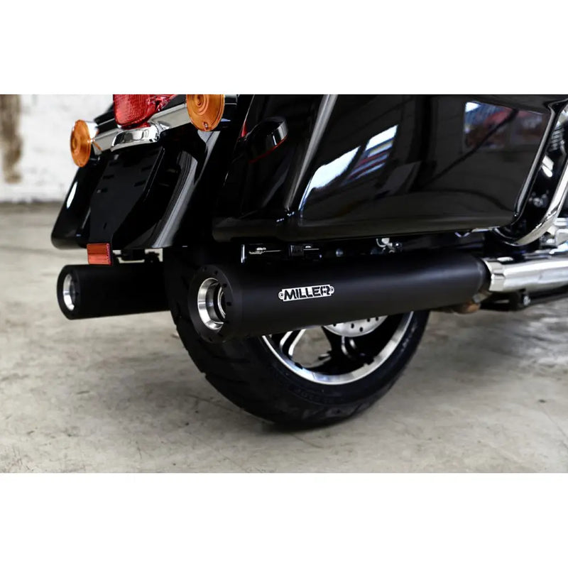 Miller Cleveland Euro 5 Slip-On Mufflers for Harley