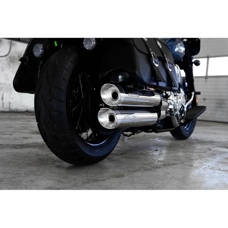 Miller Omaha Euro 5 Slip-On Mufflers for Indian