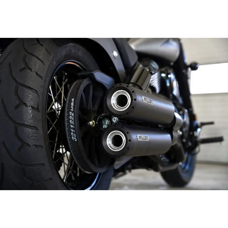 Miller Omaha Euro 5 Slip-On Mufflers for Indian