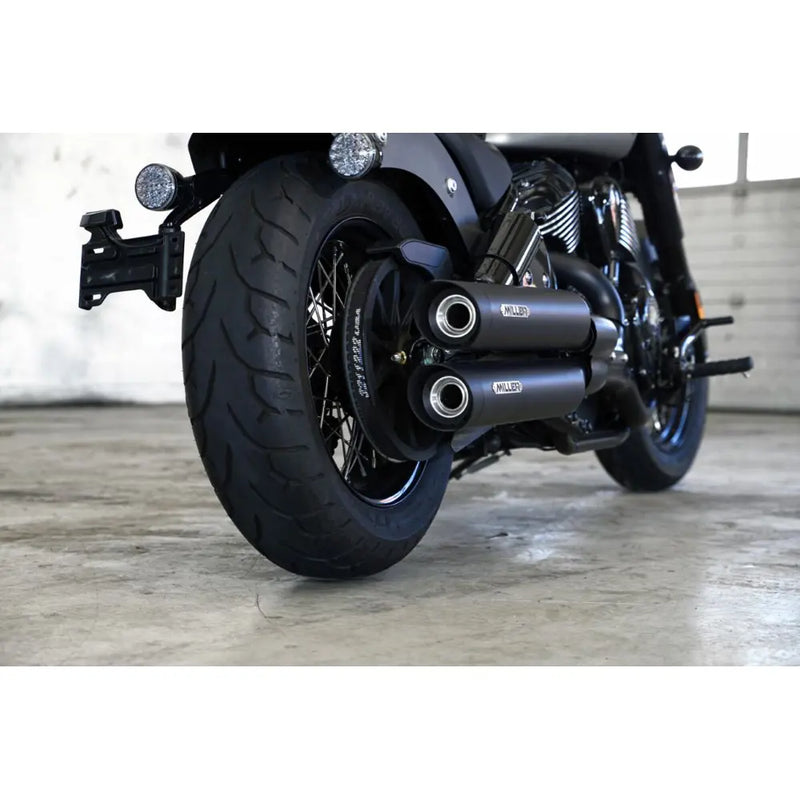 Miller Omaha Euro 5 Slip-On Mufflers for Indian