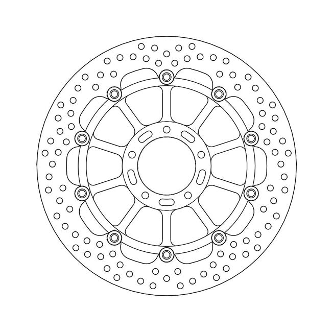 Moto-Master Brake Disc Ducati DesertX 950 2022 Moto-Master Halo Front Left Brake Disc for Ducati Customhoj