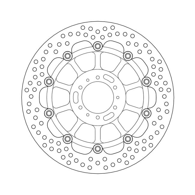 Moto-Master Brake Disc Honda CBR 600 F 99-00 Moto-Master Halo Front Right Brake Disc for Honda Customhoj