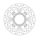 Moto-Master Brake Disc Kawasaki ER-6F 650 (ABS) 06-17 Moto-Master Halo Rear Brake Disc for Kawasaki Customhoj