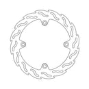 Moto-Master Brake Disc Kawasaki KLV 1000 04-07 Moto-Master Flame Rear Brake Disc for Kawasaki Customhoj