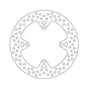 Moto-Master Brake Disc Kawasaki Versys 1000 (non-ABS) 15-16 Moto-Master Halo Rear Brake Disc for Kawasaki Customhoj