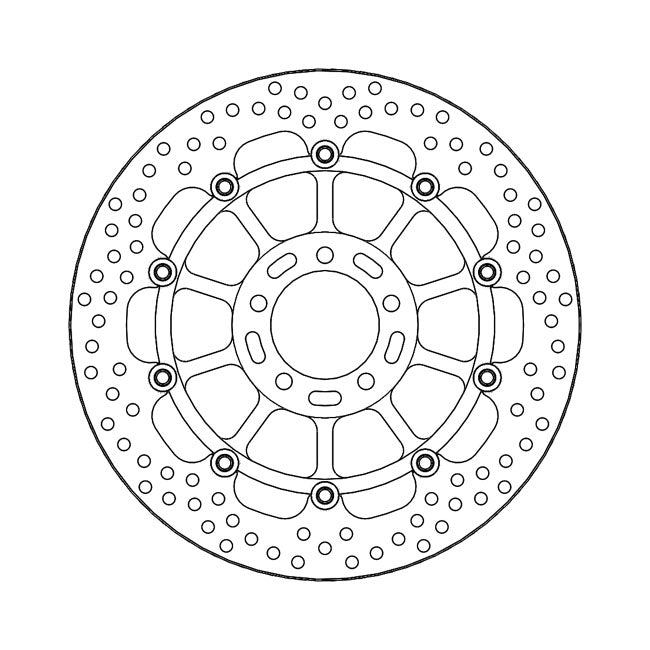 Moto-Master Brake Disc Kawasaki ZX-10RR Ninja 1000 17-22 Moto-Master Halo Front Right Brake Disc for Kawasaki Customhoj