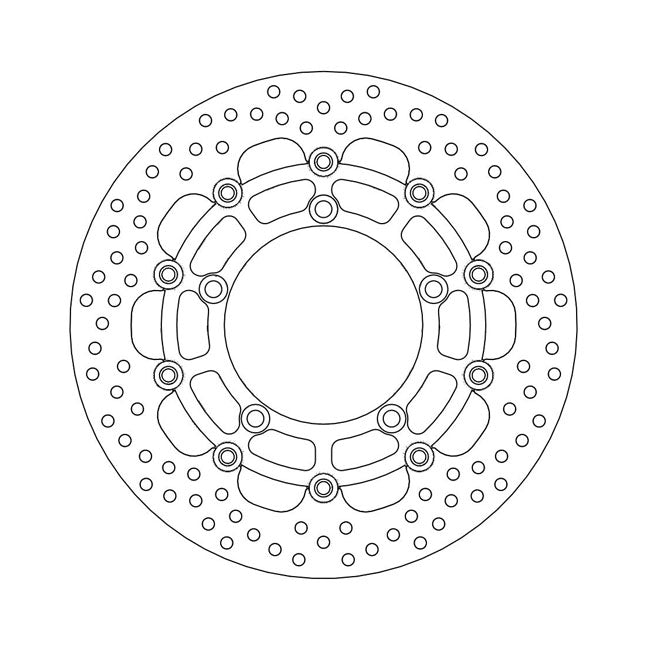 Moto-Master Brake Disc Suzuki Bandit 1200 (non-ABS) 2006 Moto-Master Halo Front Right Brake Disc for Suzuki Customhoj