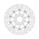 Moto-Master Brake Disc Suzuki Bandit 1200 (non-ABS) 95-05 Moto-Master Halo Front Right Brake Disc for Suzuki Customhoj