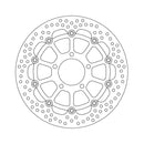 Moto-Master Brake Disc Suzuki C 1800 R RT Intruder 2008 Moto-Master Halo Front Left Brake Disc for Suzuki Customhoj