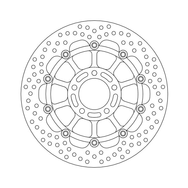 Moto-Master Brake Disc Suzuki GSX 1200 99-01 Moto-Master Halo Front Right Brake Disc for Suzuki Customhoj