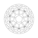 Moto-Master Brake Disc Suzuki SV 1000 S 03-07 Moto-Master Halo Front Right Brake Disc for Suzuki Customhoj