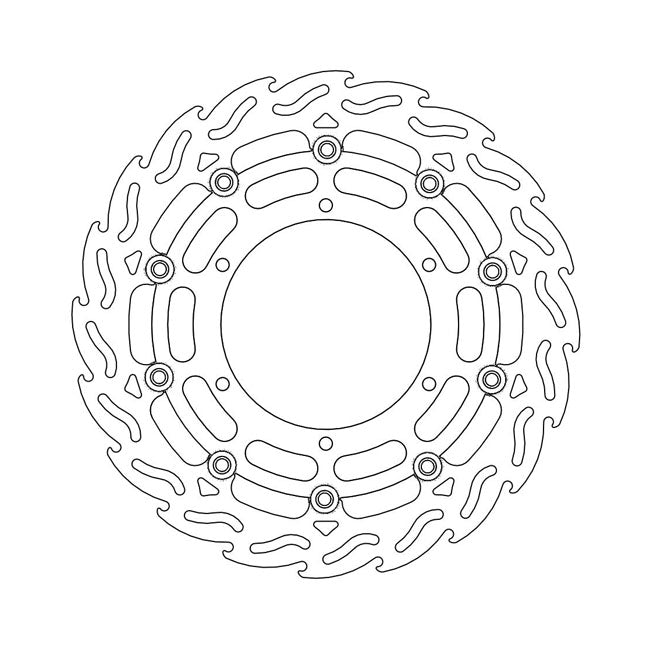 Moto-Master Brake Disc Yamaha FJR 1300 03-21 Moto-Master Flame Front Left Brake Disc for Yamaha Customhoj