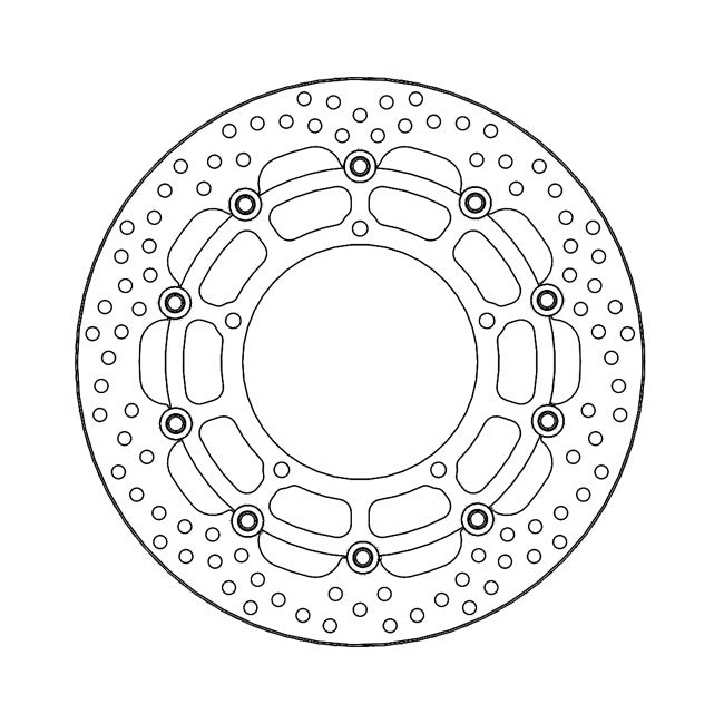 Moto-Master Brake Disc Yamaha FZ1-N 1000 Fazer 06-15 Moto-Master Halo Front Right Brake Disc for Yamaha Customhoj