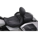 Mustang Deluxe Touring Passenger Seat for Harley  - Customhoj