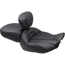 Mustang Deluxe Touring Passenger Seat for Harley  - Customhoj