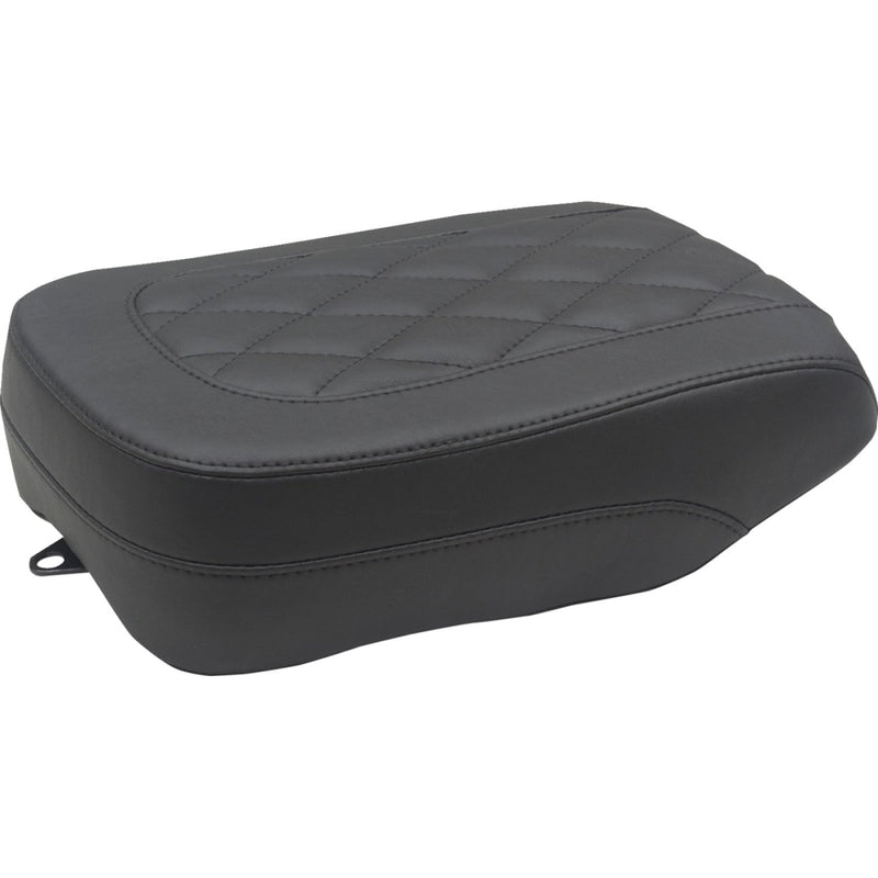 Mustang Squareback / Fastback Passenger Seat for Kawasaki 14-25 Vulcan S EN650 / Black / Diamond / 22 cm (8-1/2")  - Customhoj