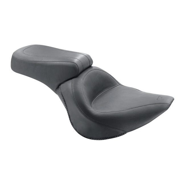 Mustang Standard Touring 2-Up Seat for Harley 06-10 Softail Standard / Custom / Night Train / Springer / Plain  - Customhoj