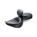 Mustang Standard Touring 2-Up Seat for Kawasaki 95-05 Vulcan 800 / Classic / Plain / With backrest  - Customhoj